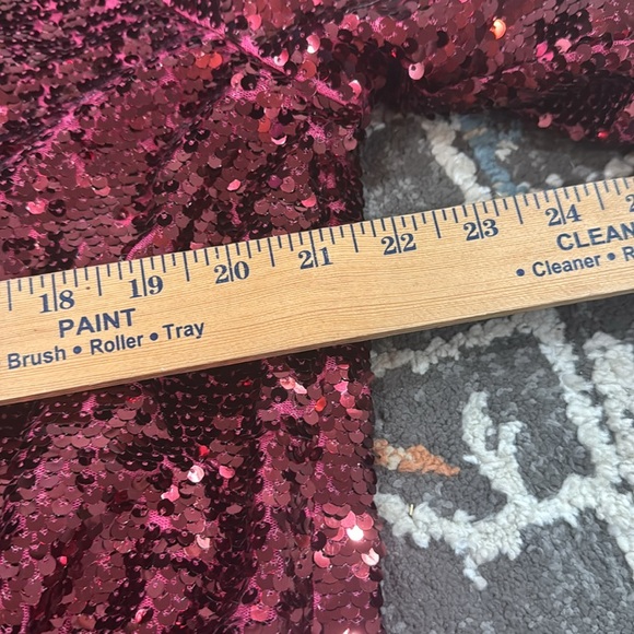 NWT OnTwelfth Sequined Top Women’s Size XL Red Holiday‎ - Picture 7 of 8